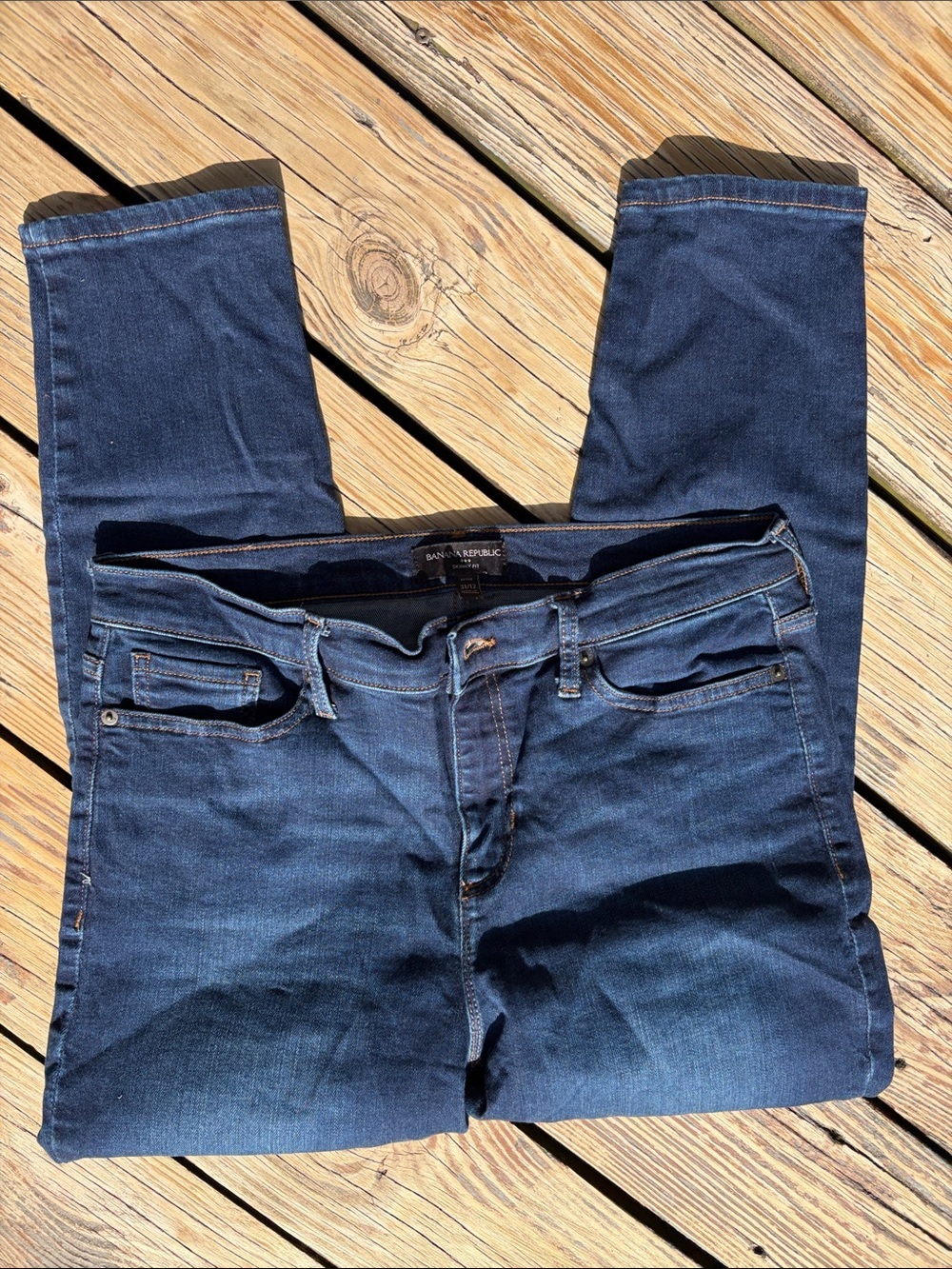 Banana Republic Factory Dark Indigo Skinny Jeans 31/12 - Picture 8 of 8